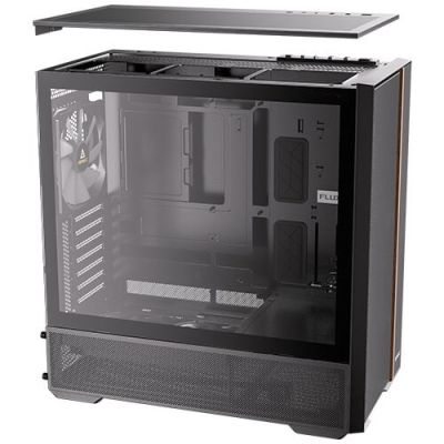 10. Antec FLUX REAR Midi Tower, Black
