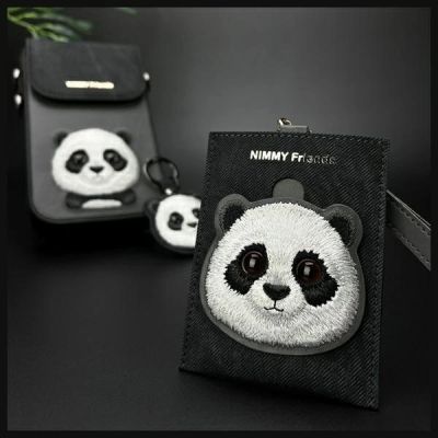 9. Nimmy Big Eyed Pet 2.0 Cat Wallet Card Holder - Black