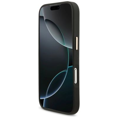 5. Karl Lagerfeld Big Strap Karl Metal Logo MagSafe Case for iPhone 17 Pro - Black