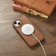 22. iCarer CE Premium Leather Folio Case iPhone 14 Plus Magnetic Flip Leather Folio Case MagSafe Brown (WMI14220715-BN)