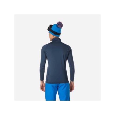 4. Rossignol Classique 1/2 Zip Navy T-Shirt