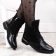 3. Filippo W PAW476 black patent leather insulated ankle boots