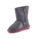3. BearPaw Emma Toddler Zipper Jr 608TZ-903 Charcoal Pomberry winter shoes