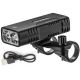 2. Rockbros 24310002001 Bicycle Light, 850 lm, with Power Bank Function + USB-C to USB-A Cable – Black