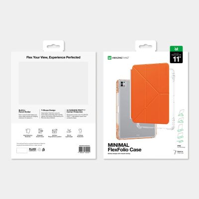 7. AmazingThing Minimal Case for iPad Pro M5 11" - Orange