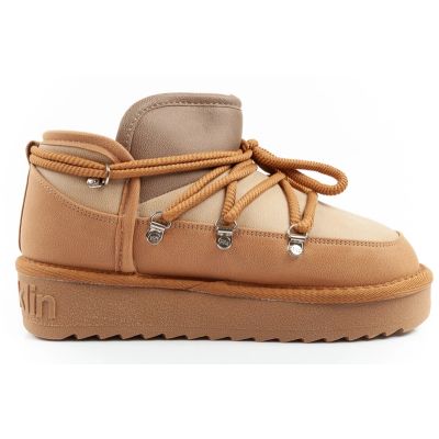 4. D.Franklin women's snow boots winter fashionable insulated ankle boots