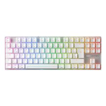 CHERRY MX 8.2 Pro TMR Wireless Gaming Keyboard USB + RF Wireless + Bluetooth QWERTZ German Silver, White