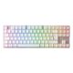 CHERRY MX 8.2 Pro TMR Wireless Gaming Keyboard USB + RF Wireless + Bluetooth QWERTZ German Silver, White
