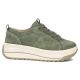 2. Filippo DP7959 green leather platform sneakers