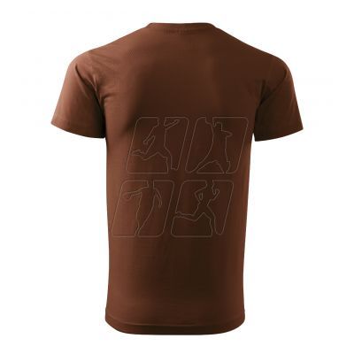 3. T-shirt Malfini Basic M MLI-12938 chocolate