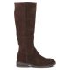 Brown leather boots with stretch Filippo DKZ8222