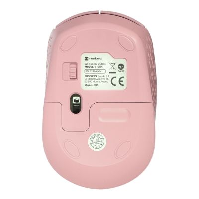 6. NATEC WIRELESS MOUSE STORK 1600DPI PINK NMY-2002
