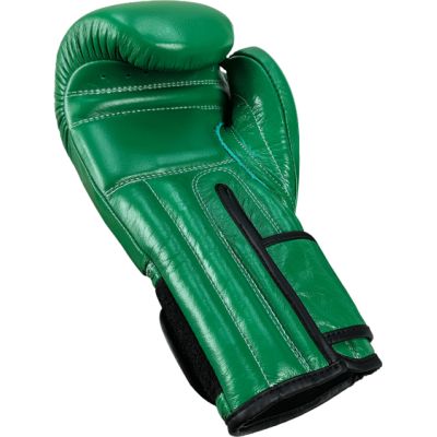 17. RBT-GREENSTRIKE Leather Boxing Gloves 12 oz Green