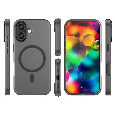 3. Magnetic Abrasive iPhone 17 Case Compatible with MagSafe - Matte Black