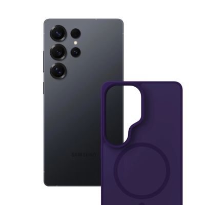 10. 3mk Smoke MagCase for Samsung Galaxy S25 Ultra - Purple-Translucent