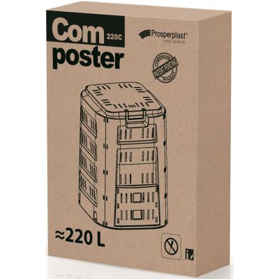 2. COMPOGREEN 220L PROSPERPLAST GARDEN COMPOST BIN