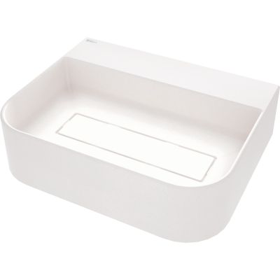 Granite countertop washbasin with space for a tap - with a cover