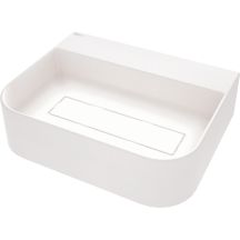 Granite countertop washbasin with space for a tap - with a cover