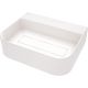 Granite countertop washbasin with space for a tap - with a cover