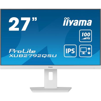 2. iiyama ProLite XUB2792QSU-W6 computer monitor 68.6 cm (27") 2560 x 1440 px Wide Quad HD LED White