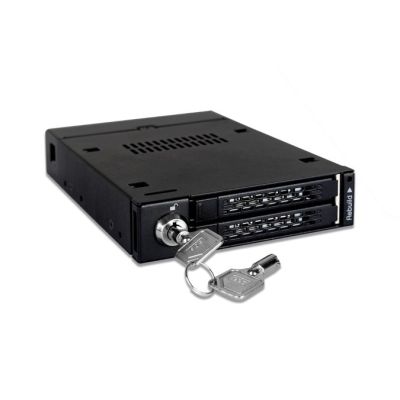 6. IcyDock Mounting Plate 2x6.3cm SATAI-III in 1x3.5" RAID Control