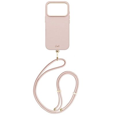2. Uniq Coehl Mirelle Magnetic Charging Case for iPhone 17 Pro - Pink