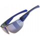 4. UVEX Equate cycling glasses, black/blue matt/mirror blue