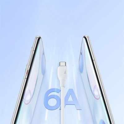 13. Baseus Pudding 100W USB-A - USB-C Cable 1.2m - White