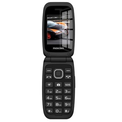 4. MaxCom Comfort MM828 4G 6.1 cm (2.4") Black Senior Mobile Phone