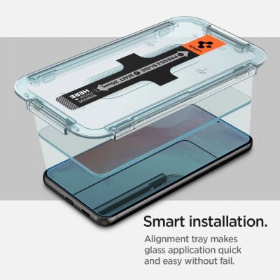 8. Spigen Glas.tR EZ Fit Tempered Glass for Samsung Galaxy S22 - 2 pcs.