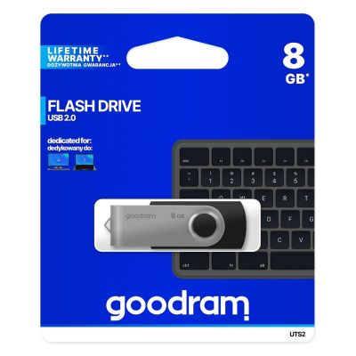 5. GoodRam Twister UTS2-0080K0R11 pendrive (8GB; USB 2.0; black)