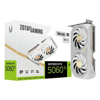 8. ZOTAC RTX 5060Ti 8GB Twin Edge OC White Graphics Card
