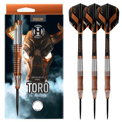 6. Harrows TORO 90% steeltip Toro darts