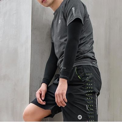 4. Rockbros XT9002BK cycling arm warmers - black (2 pcs.)