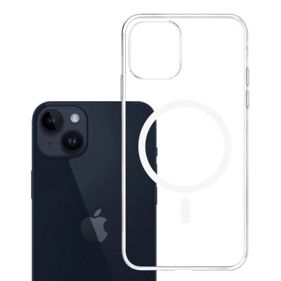12. 3mk Clear MagCase for Apple iPhone 14 Plus - transparent