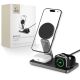 Tech-Protect QI15W-A47 MagSafe 3in1 Inductive Charger + USB-C Cable - Black
