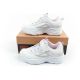 10. Fila Skye V children's sports shoes for girls with velcro, white