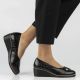 7. Leather wedge pumps black Filippo DP7661/26 BK