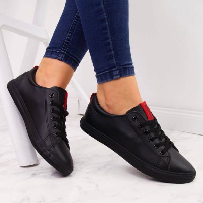 6. Big Star W DD274687 black eco-leather low-top sneakers 