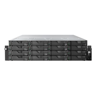 Asustor LOCKERSTOR 16R Pro Gen2 NAS Desktop AMD Ryzen™ 7 7745 16 GB DDR5 0 TB Black, Steel