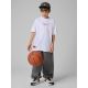 4. Boy's loose T-shirt with print 4F 4FJRSS26TTSHM3835-10S