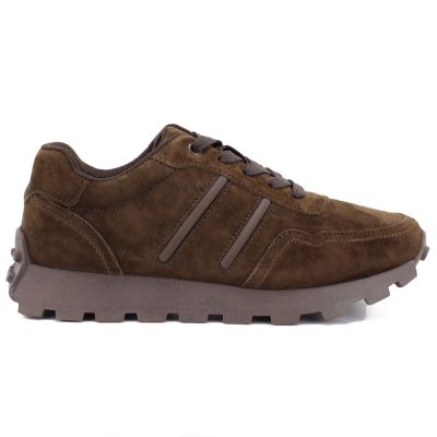 6. Leather platform sneakers brown S.Barski
