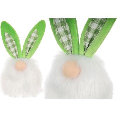 BUNNY 18CM GREEN SPRING DECORATION