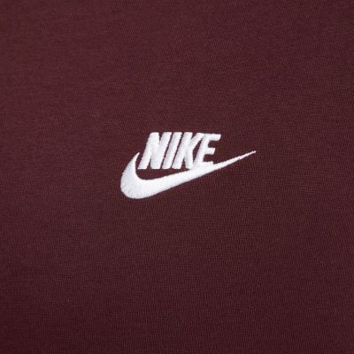 4. Men’s Nike Club Tee T-Shirt burgundy AR4997 652