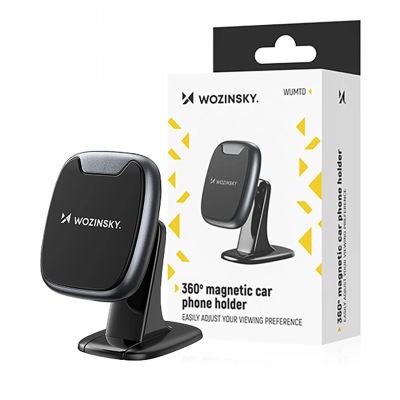 3. Wozinsky WUMTD Magnetic Car Dashboard Phone Holder - Black