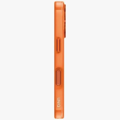4. Uniq Clario Magclick Charging Case for iPhone 17 Pro Max - Orange