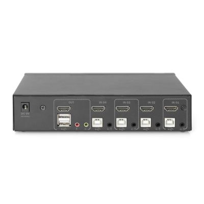 20. KVM Switch, 4-Port, Single Display, 4K, HDMI