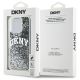 8. DKNY DKHCP16LLBNAEK iPhone 16 Pro 6.3" black/black hardcase Liquid Glitter Arch Logo