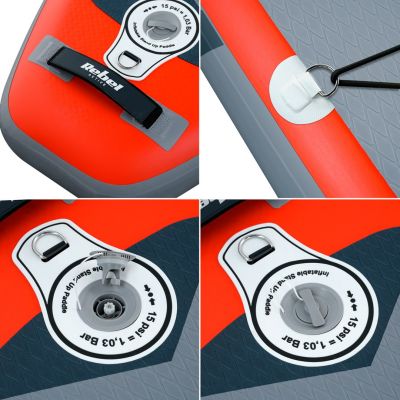 6. REBEL ACTIVE Inflatable SUP Board 350 x 81 x 15 cm, orange