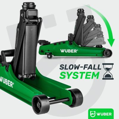 6. Low-Profile Car Jack 80–375 mm 2.5T W22002 WUBER